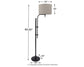 Anemoon Metal Floor Lamp (1/CN)