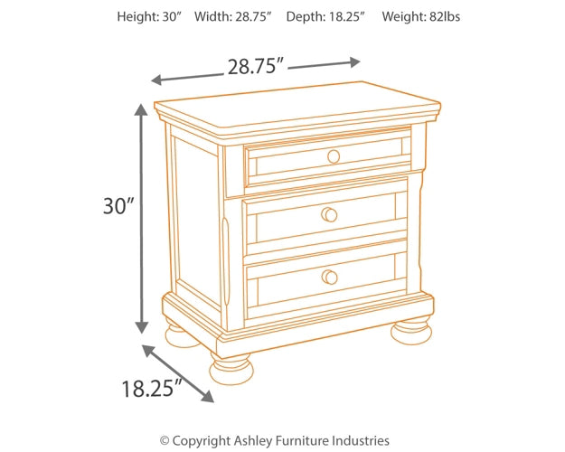 Robbinsdale Two Drawer Night Stand