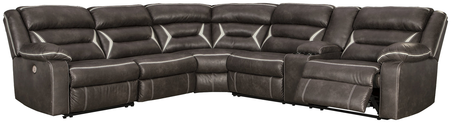 Kincord 4-Piece Power Reclining Sectional