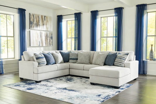 Lowder 4-Piece Sectional with Chaise