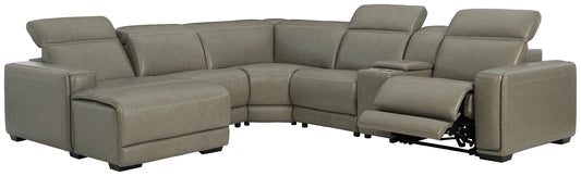 Correze 6-Piece Power Reclining Sectional with Chaise