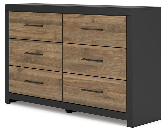 Vertani Six Drawer Dresser