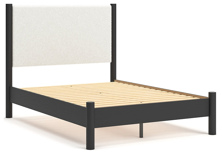 Cadmori  Upholstered Panel Bed