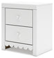 Mollviney Two Drawer Night Stand