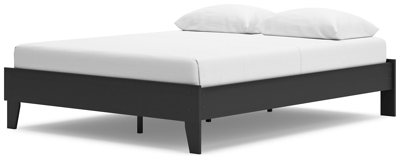 Socalle Queen Platform Bed with Dresser and Nightstand