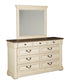 Bolanburg California King Panel Bed with Mirrored Dresser, Chest and 2 Nightstands