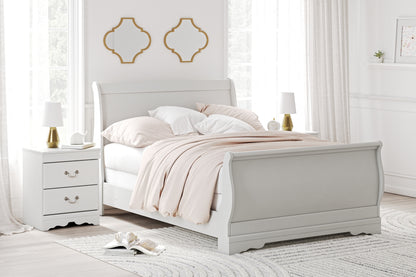 Anarasia  Sleigh Bed